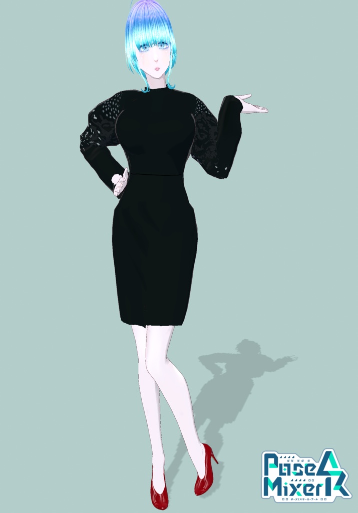 PowerDress Laceback w studdedSleeves Updated