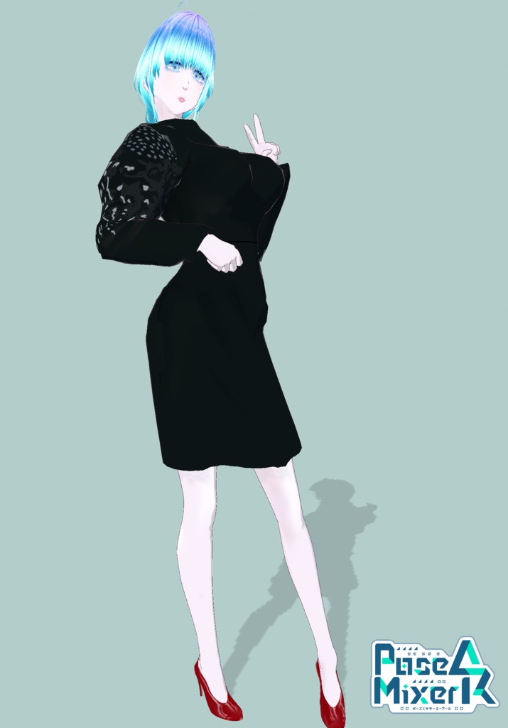 PowerDress Laceback w studdedSleeves Updated