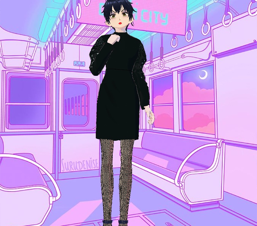 PowerDress Laceback w studdedSleeves Updated