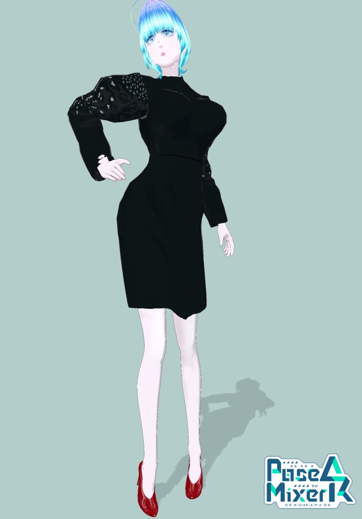 PowerDress Laceback w studdedSleeves Updated