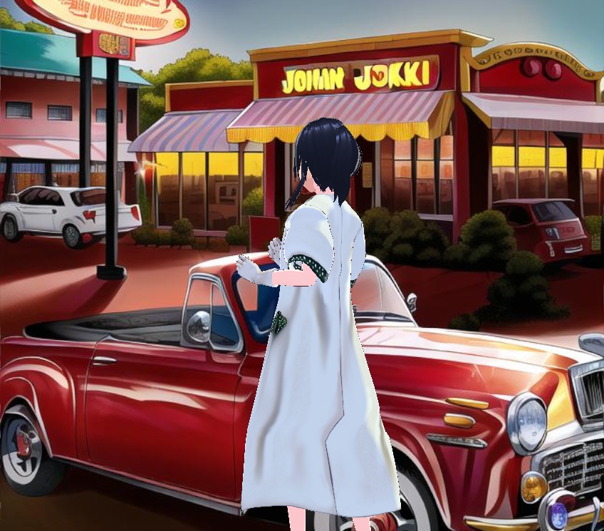 Dome sleeves 1950s vintage coat in cream and green polka dots