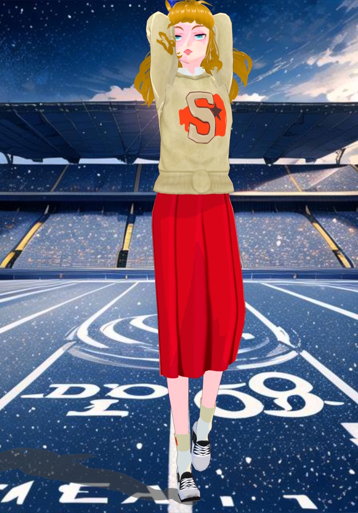 Vintage Cheerleader Outfit