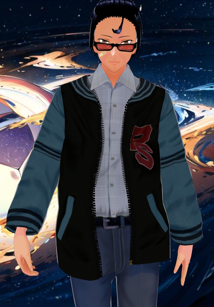 Men's 80s Varsity PS Jacket with shirt