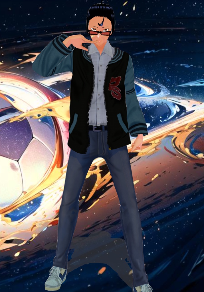 Men's 80s Varsity PS Jacket with shirt