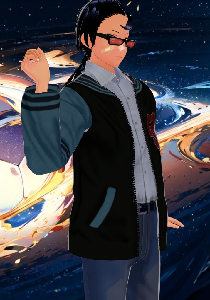 Men's 80s Varsity PS Jacket with shirt