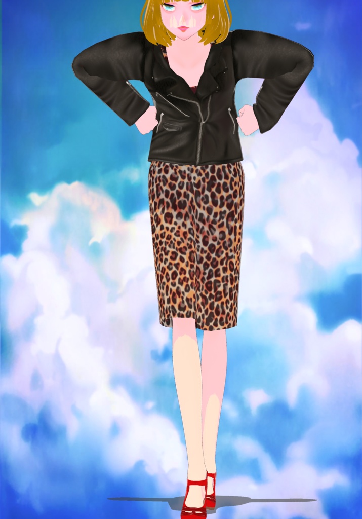 Leopard Print Pencil Dress Vintage 50s