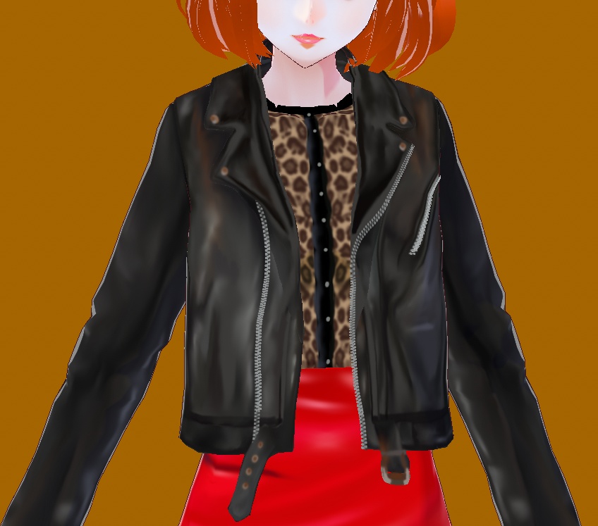 Rockabilly Leather Logo Jacket Unsex