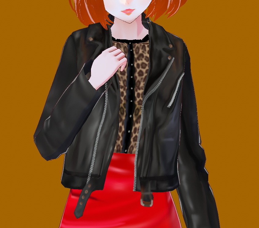 Rockabilly Leather Logo Jacket Unsex