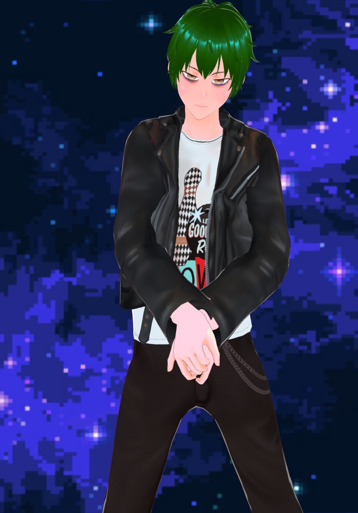 Rockabilly Leather Logo Jacket Unsex