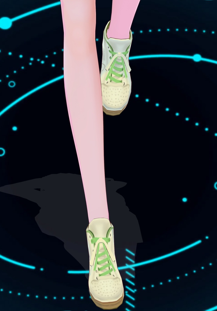 LA Gear 80s Aerobics Sneakers Cream/Green