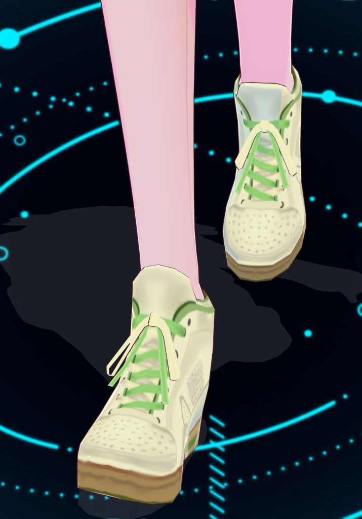 LA Gear 80s Aerobics Sneakers Cream/Green