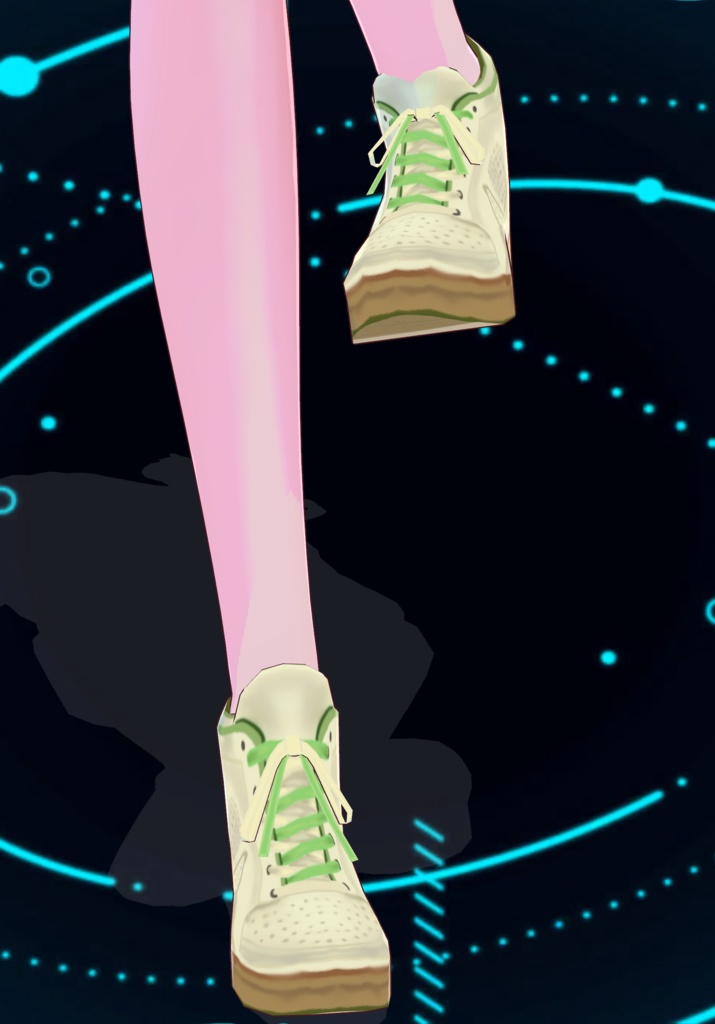 LA Gear 80s Aerobics Sneakers Cream/Green