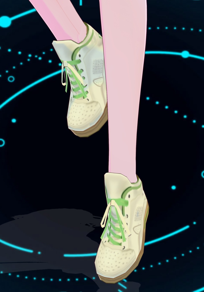 LA Gear 80s Aerobics Sneakers Cream/Green