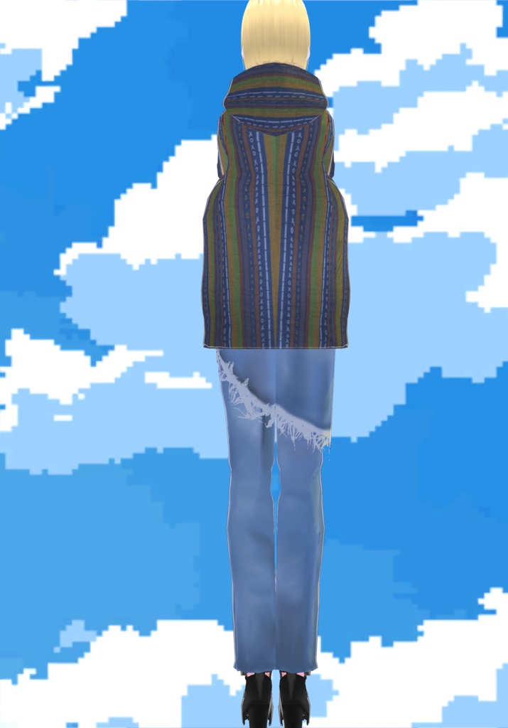 Multicolor Baja Hoodie W/ Plaid Shirt and Joker T-Shirt 90s Grunge Fashion