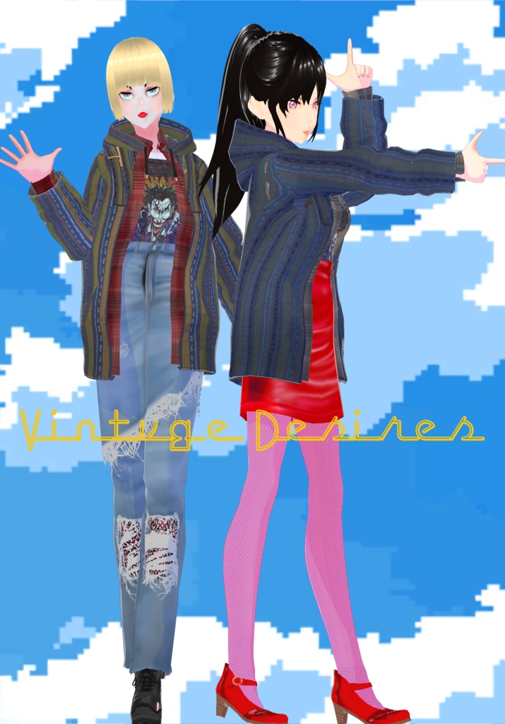 Multicolor Baja Hoodie W/ Plaid Shirt and Joker T-Shirt 90s Grunge Fashion