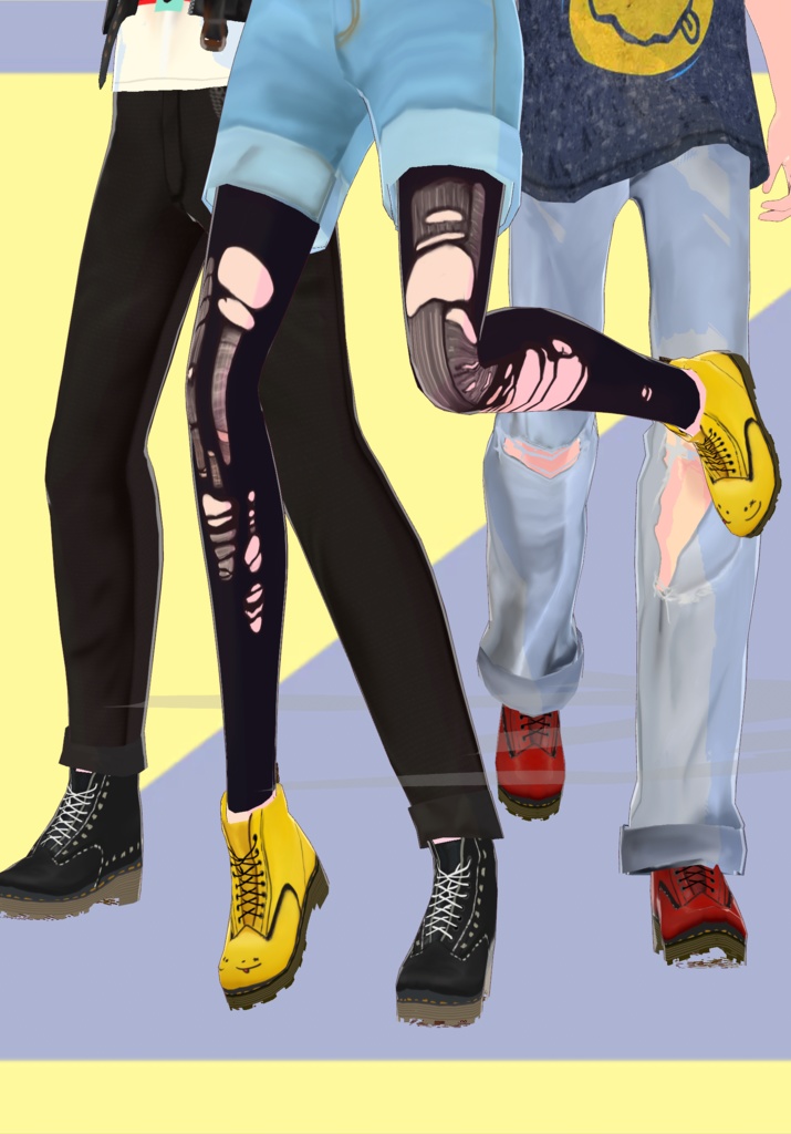 Vintage Doc Martins Boots Set