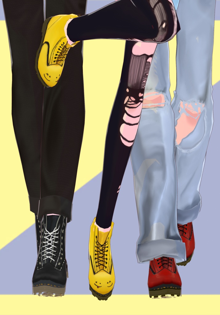 Vintage Doc Martins Boots Set