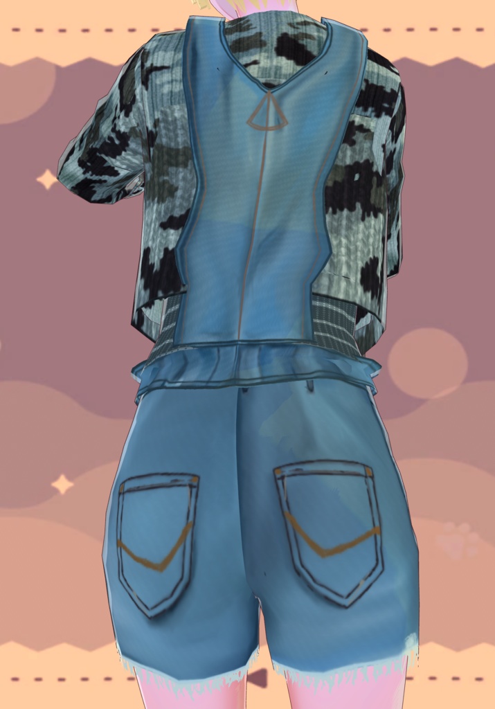 Grunge Jean Shorts Jumper Vintage 80s Grunge