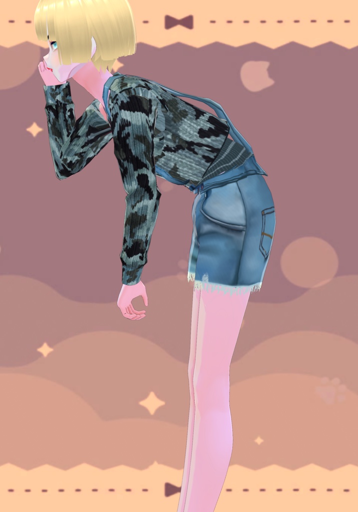 Grunge Jean Shorts Jumper Vintage 80s Grunge