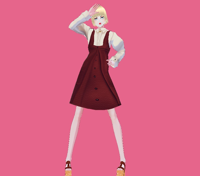 Corduroy Romper Dress Set with Platform Shoes Vintage 70s