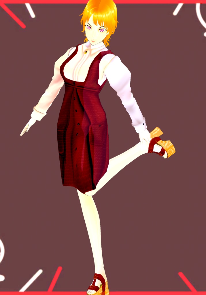 Corduroy Romper Dress Set with Platform Shoes Vintage 70s