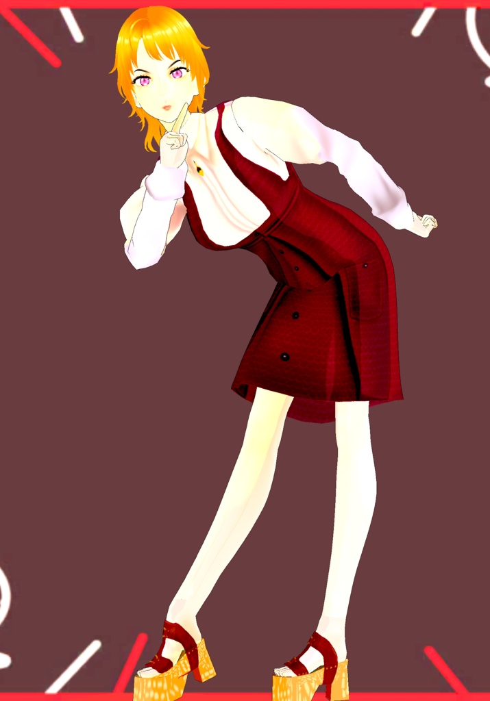 Corduroy Romper Dress Set with Platform Shoes Vintage 70s