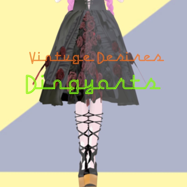 Wild Rose Bloom Gothic Skirt with PlatformBallet Shoes Lolita 90s Vintage Japanese