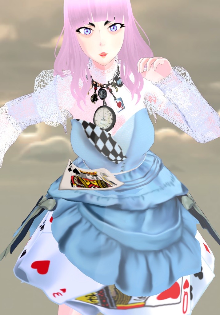 Alice In Wonderland Cosplay Vintage Fairytale Set Steampunk/Lolita