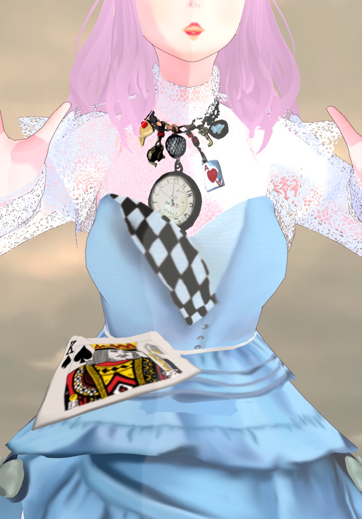 Alice In Wonderland Cosplay Vintage Fairytale Set Steampunk/Lolita