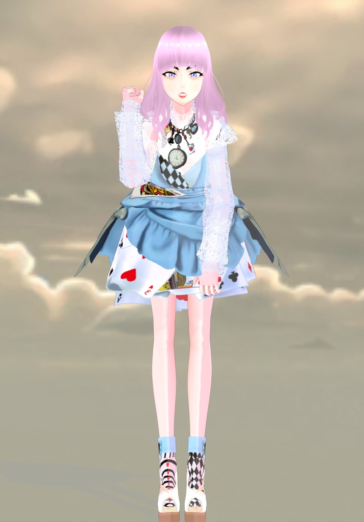 Alice In Wonderland Cosplay Vintage Fairytale Set Steampunk/Lolita