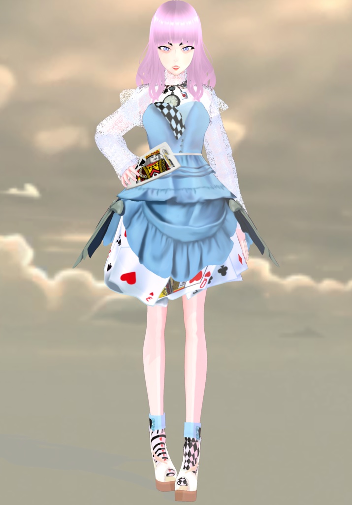 Alice In Wonderland Cosplay Vintage Fairytale Set Steampunk/Lolita