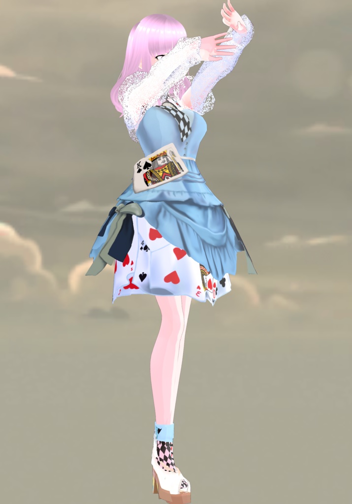 Alice In Wonderland Cosplay Vintage Fairytale Set Steampunk/Lolita