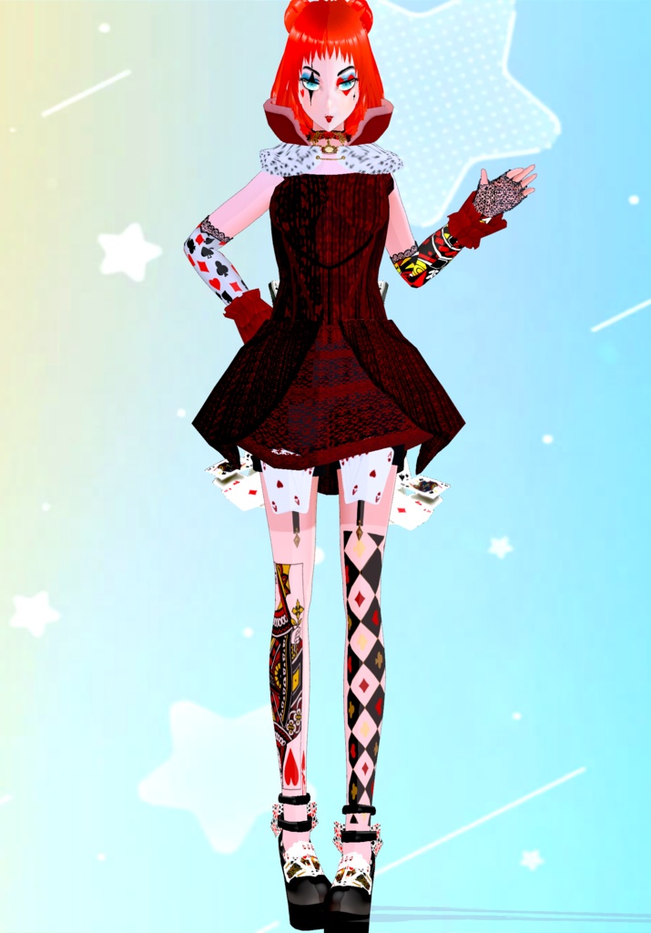 Queen of Hearts (Alice In Wonderland) Vintage Fairytale (Lolita/Victorian/SteamPunk