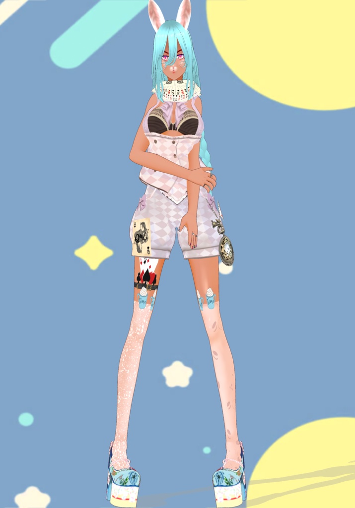 White Rabbit Alice In Wonderland Cosplay Lolita/Steampunk/Victorian doll