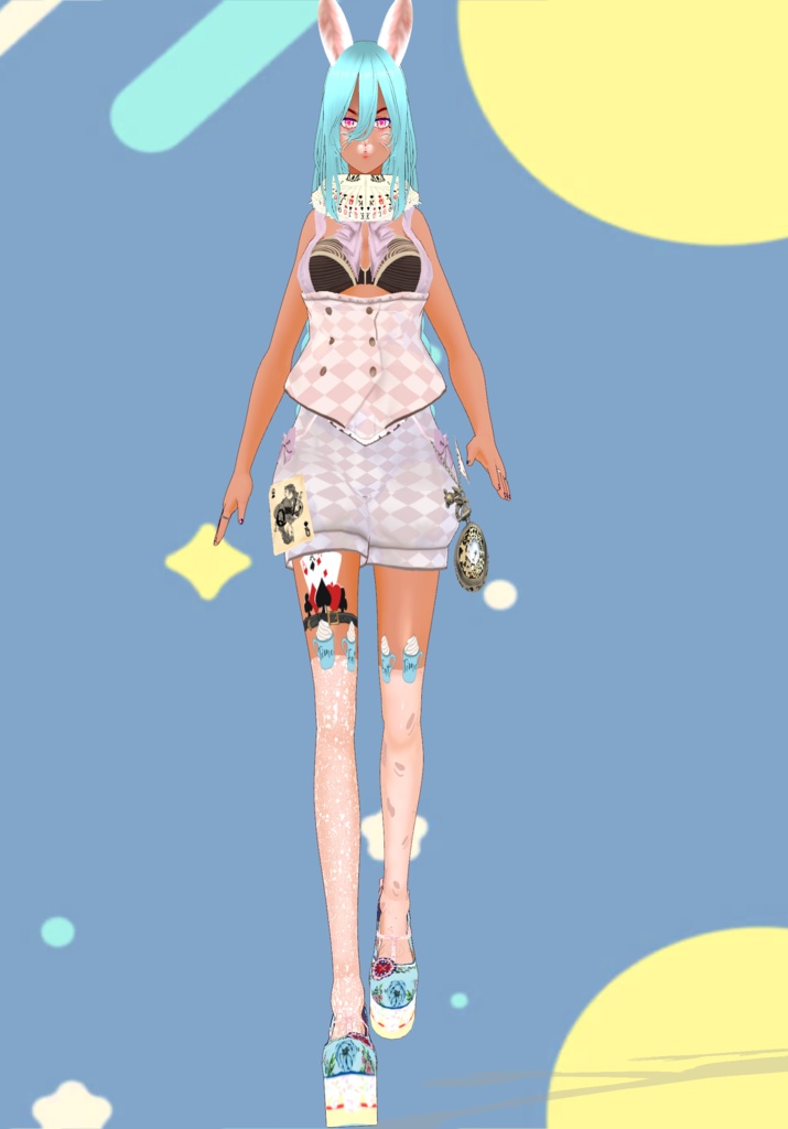 White Rabbit Alice In Wonderland Cosplay Lolita/Steampunk/Victorian doll