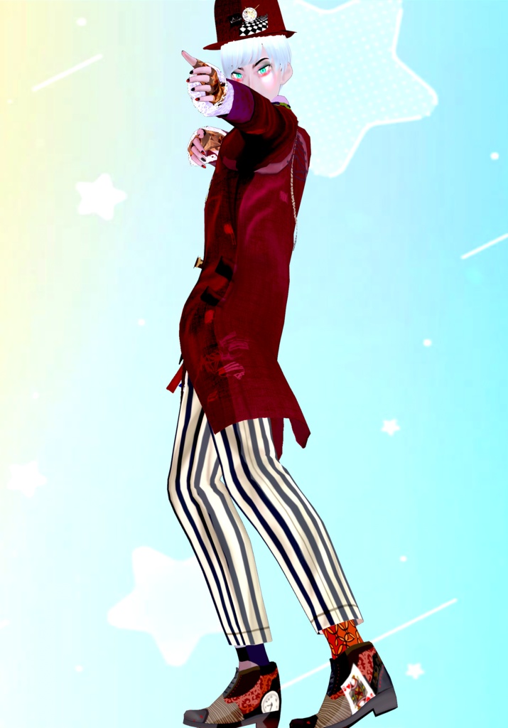 Mad Hatter Cosplay Vintage Fairytale Lolita/Steampunk/Victorian