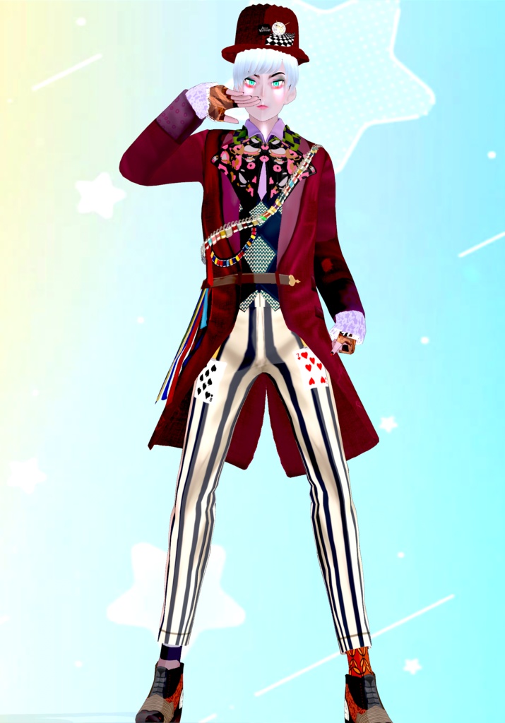 Mad Hatter Cosplay Vintage Fairytale Lolita/Steampunk/Victorian