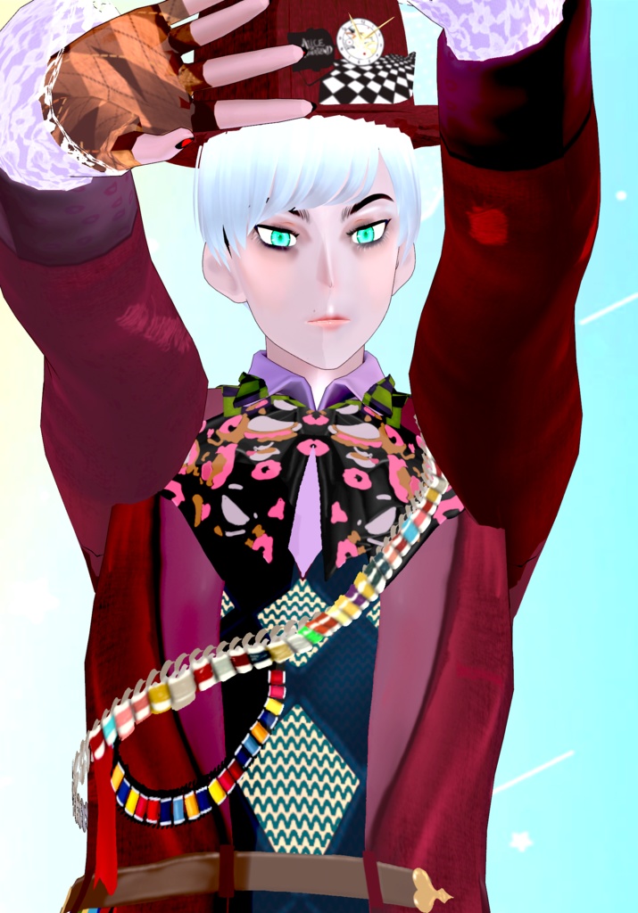 Mad Hatter Cosplay Vintage Fairytale Lolita/Steampunk/Victorian