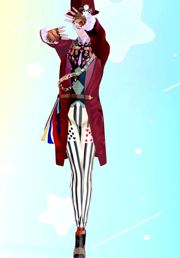 Mad Hatter Cosplay Vintage Fairytale Lolita/Steampunk/Victorian