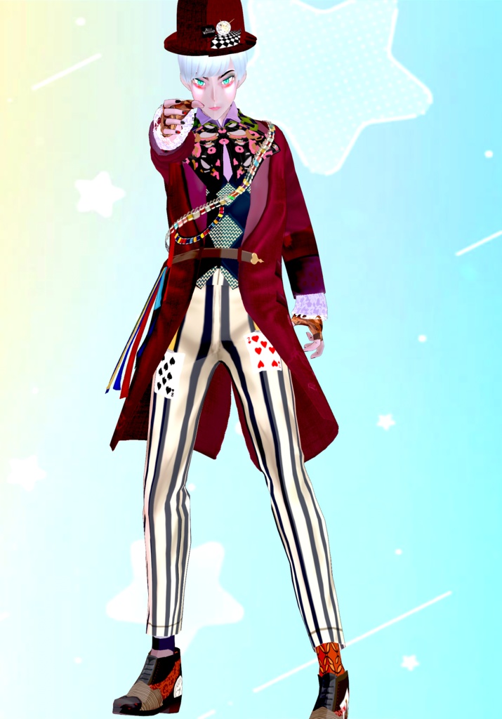 Mad Hatter Cosplay Vintage Fairytale Lolita/Steampunk/Victorian