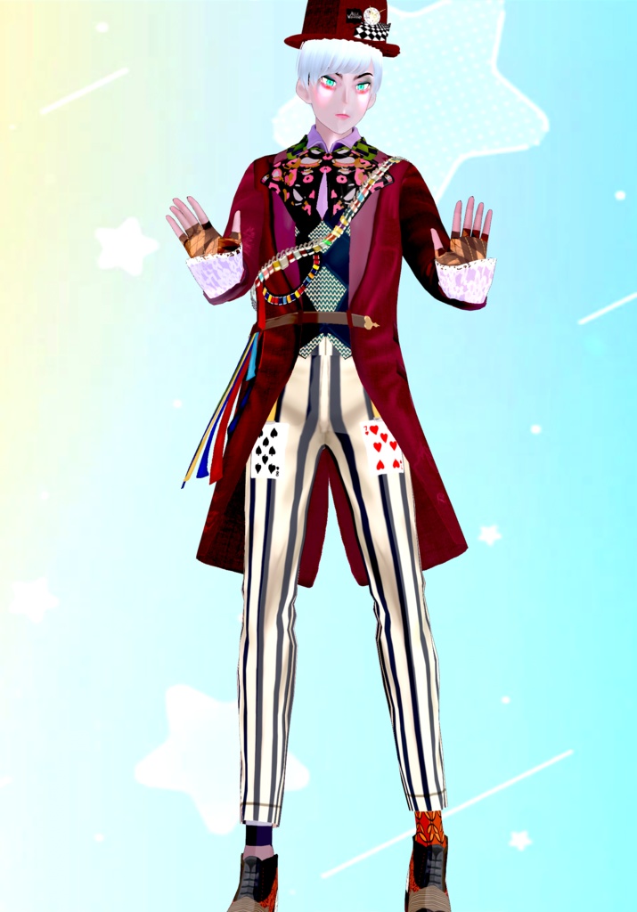 Mad Hatter Cosplay Vintage Fairytale Lolita/Steampunk/Victorian