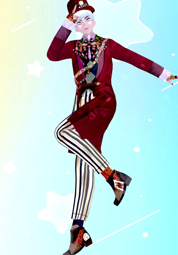 Mad Hatter Cosplay Vintage Fairytale Lolita/Steampunk/Victorian