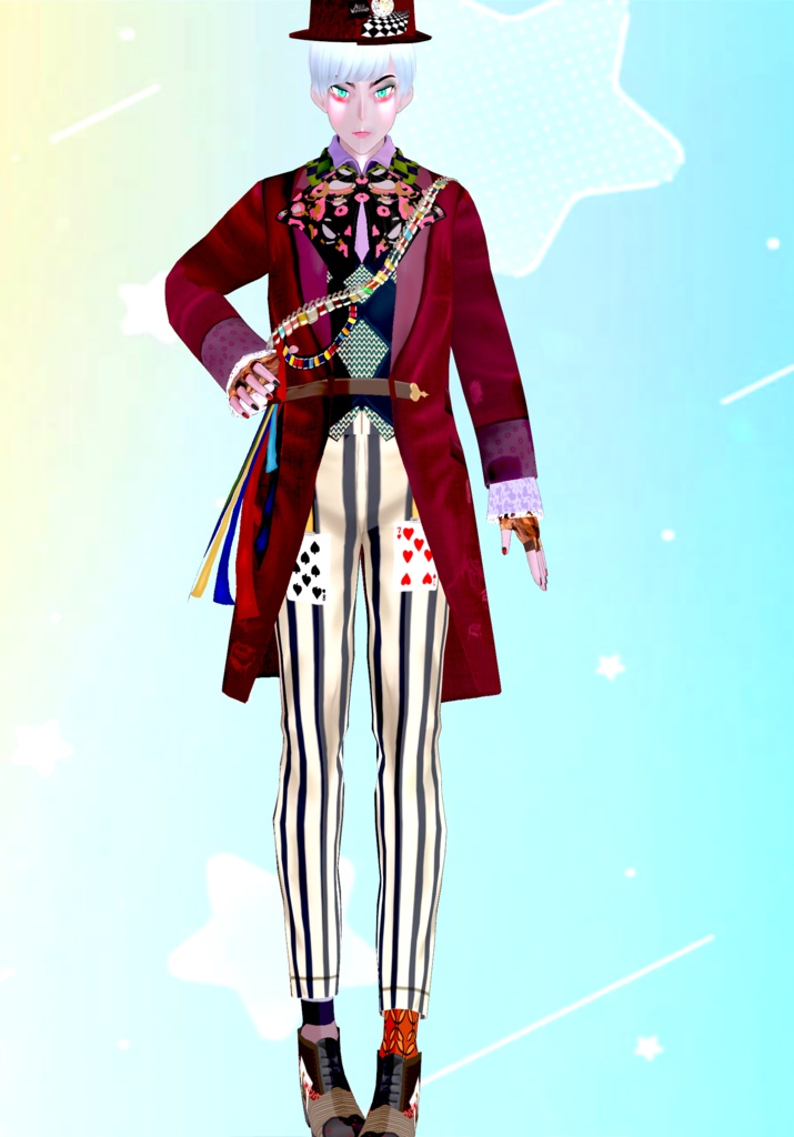 Mad Hatter Cosplay Vintage Fairytale Lolita/Steampunk/Victorian