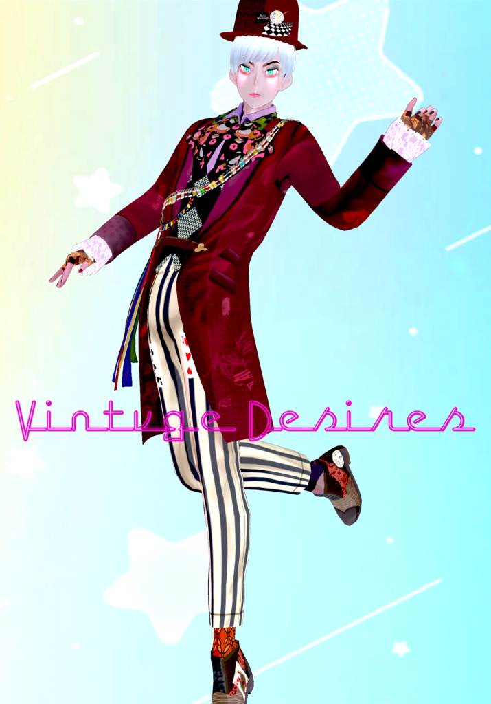 Mad Hatter Cosplay Vintage Fairytale Lolita/Steampunk/Victorian