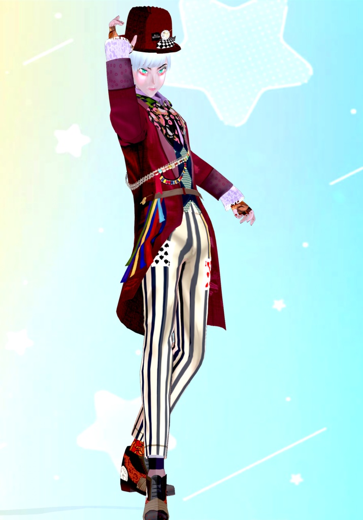 Mad Hatter Cosplay Vintage Fairytale Lolita/Steampunk/Victorian