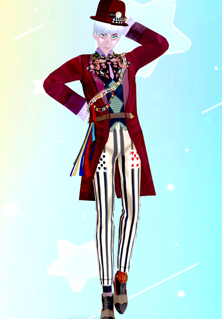 Mad Hatter Cosplay Vintage Fairytale Lolita/Steampunk/Victorian