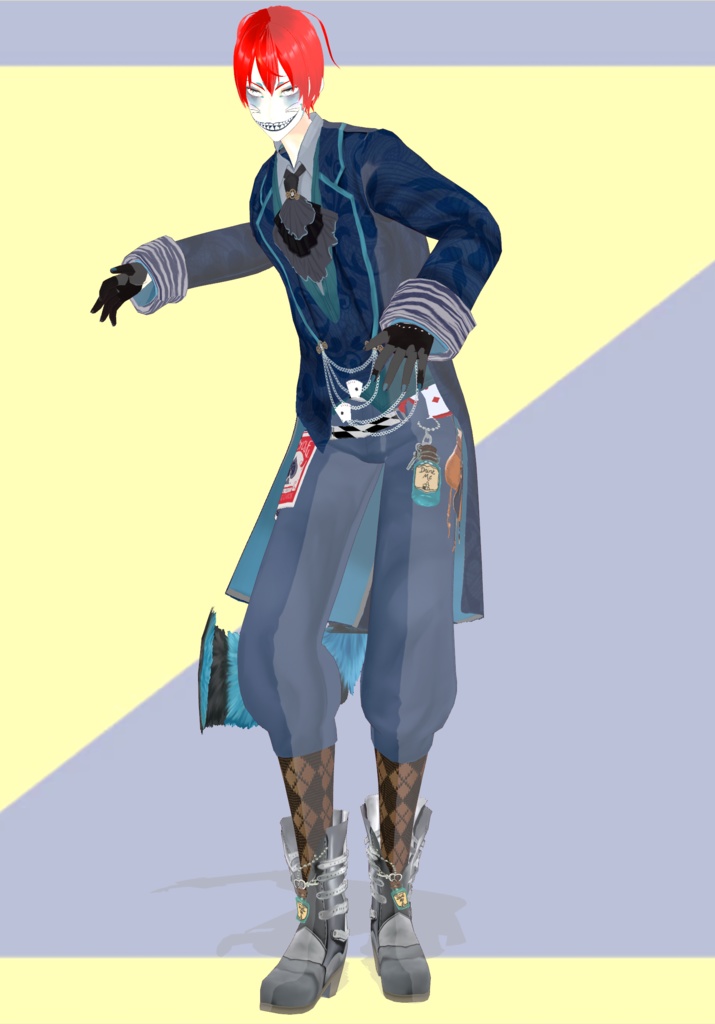 Cheshire Cat Cosplay Vintage FairyTale Lolita/Steampunk/Victorian