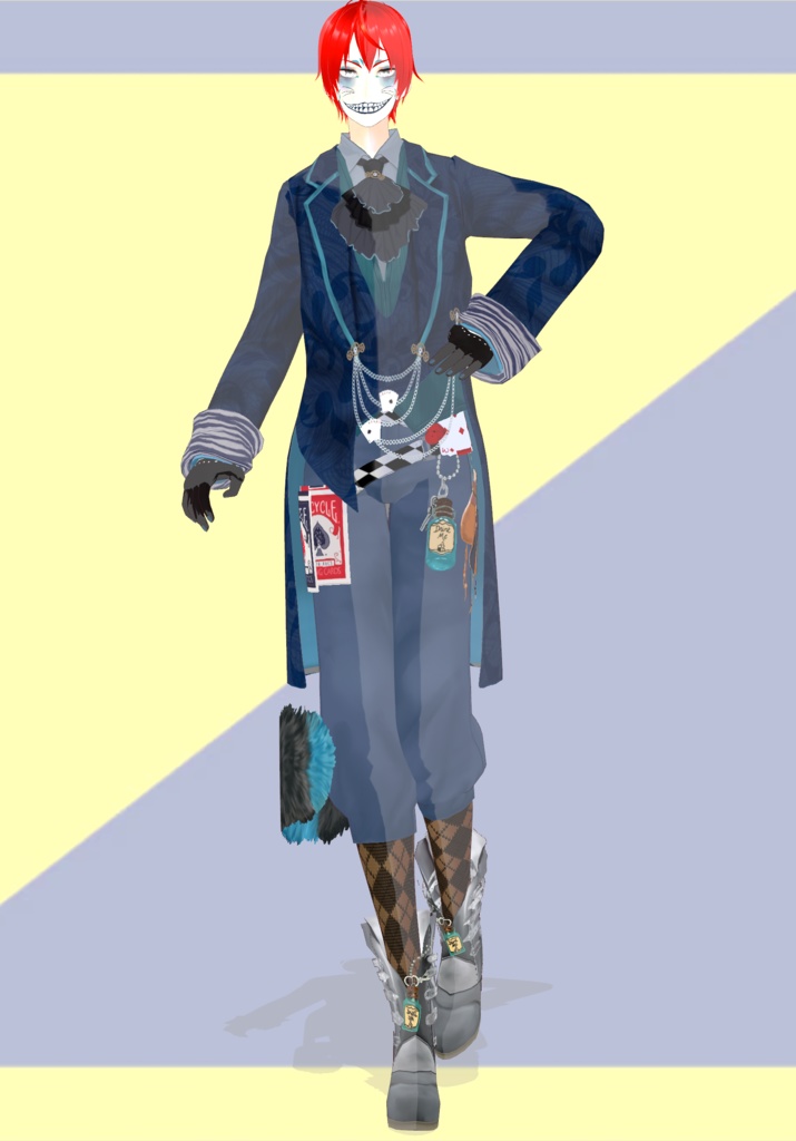 Cheshire Cat Cosplay Vintage FairyTale Lolita/Steampunk/Victorian