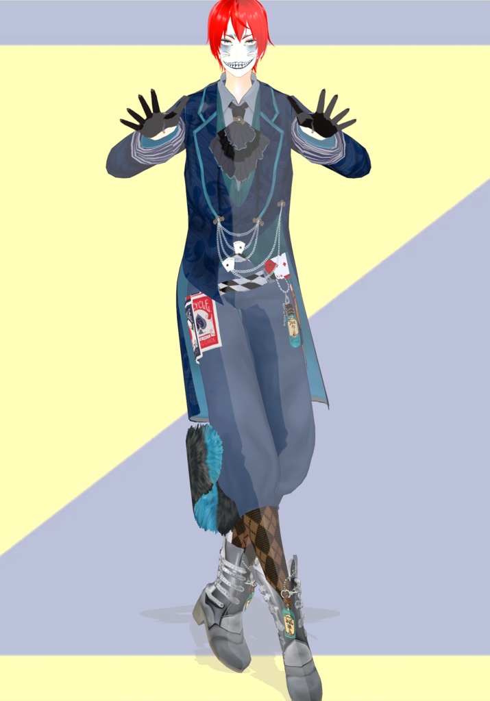 Cheshire Cat Cosplay Vintage FairyTale Lolita/Steampunk/Victorian