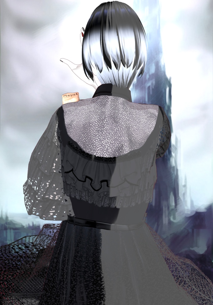 Wednesday Addams Cosplay Vintage Tv Series Lolita/Gothic